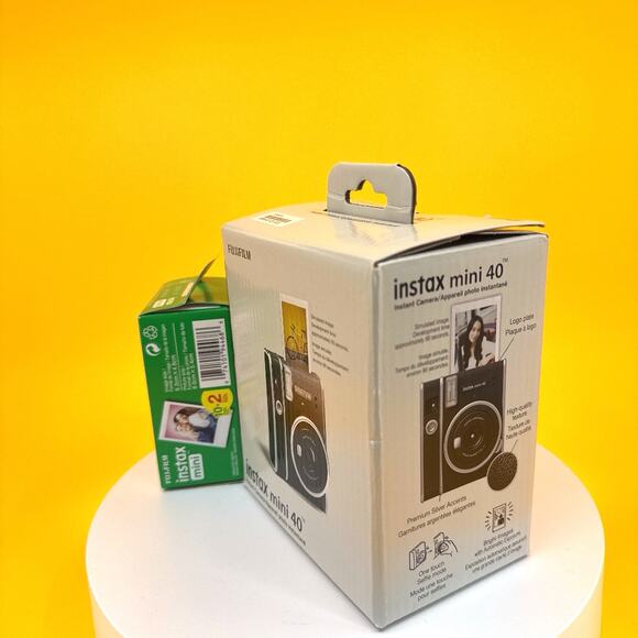 Fujifilm Instax Mini 40 Instant Camera with Two Film Refills - Picture 9 of 17